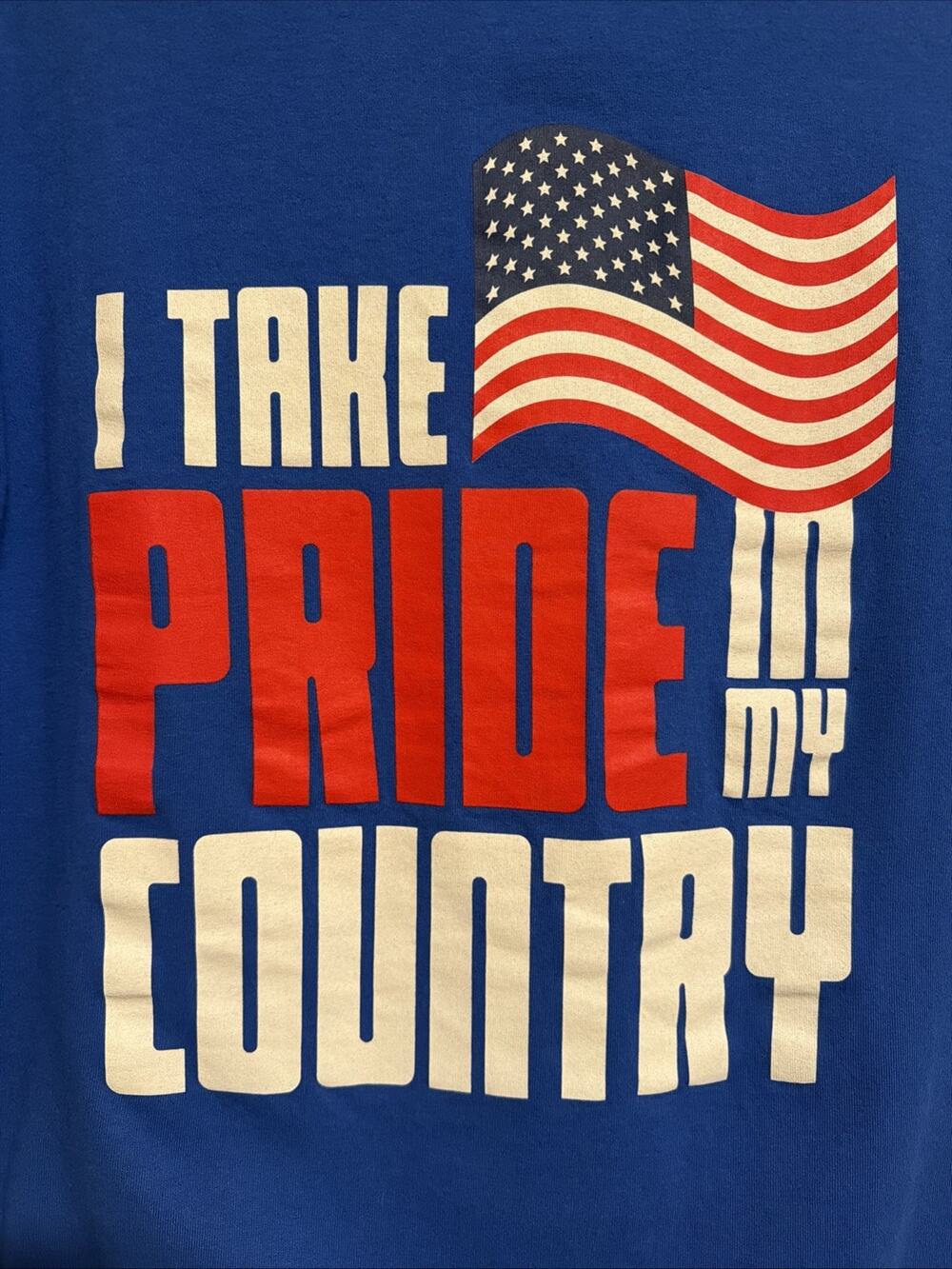 RARE NEW Turning Point USA Shirt - Charlie Kirk TPUSA America Pride Blue Sz M